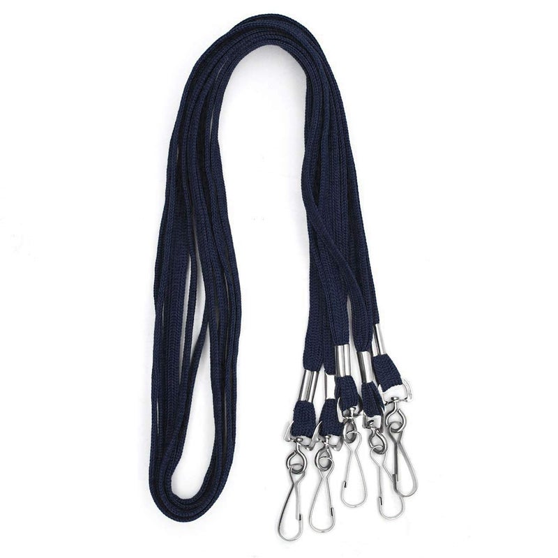 Beebel Navy-Blue Lanyards 50PCS Lanyard with Swivel Hook clips for ID Name Badge Holder (Navy-Blue) - Image 4